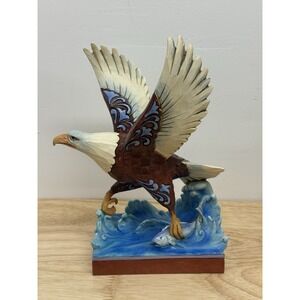 Jim Shore Heartwood Creek Bald Eagle  9" You Have The Strength To Soar #18